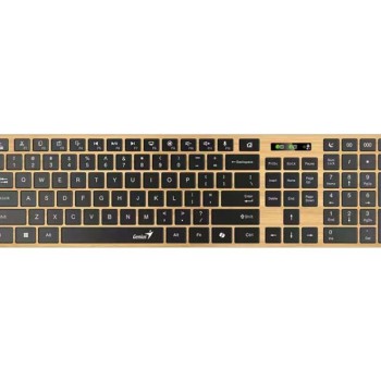 GENIUS SlimStar 7250BT, AI, Pine Wood YU wireless tastatura