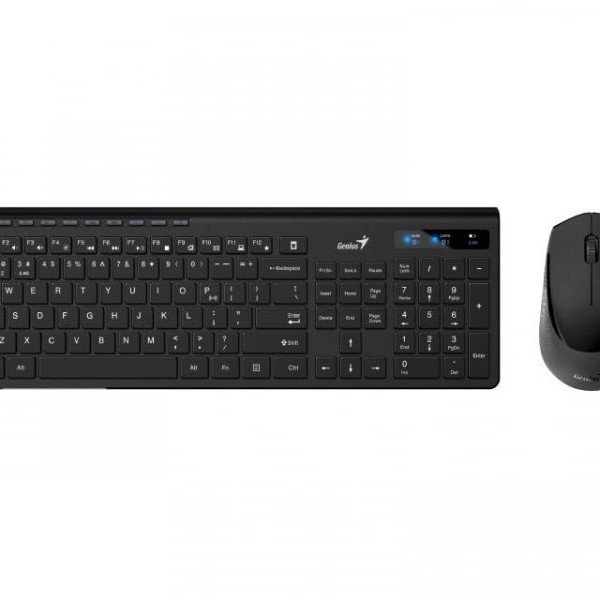 GENIUS SlimStar 8230 Wireless USB US crna tastatura+ miš