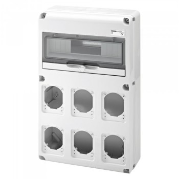 GEWISS Razvodna tabla GW68008N 14M i 6 priključnih IP44/67-IP65 bela