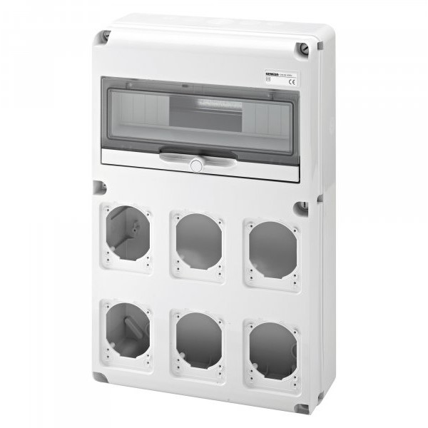 GEWISS Razvodna tabla GW68008N 14M i 6 priključnih IP44/67-IP65 bela
