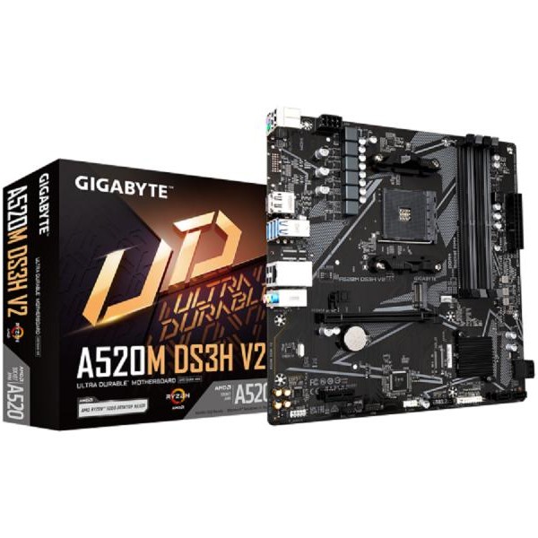 GIGABYTE AMD AM4 A520M DS3H V2 1.0 matična ploča