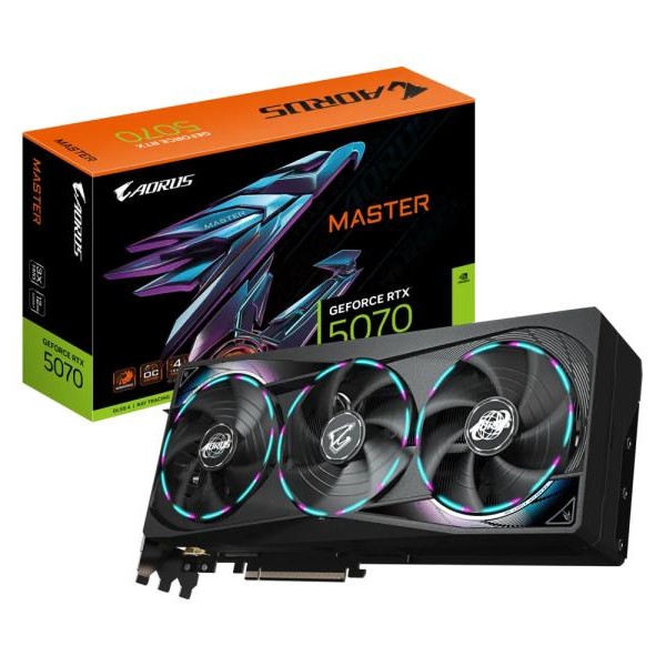 GIGABYTE AORUS GeForce RTX 5070 MASTER 12GB 192bit GV-N5070AORUS M-12GD