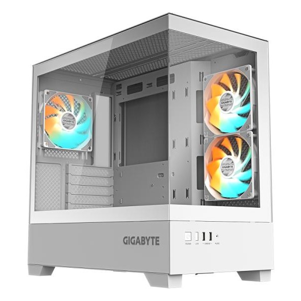 GIGABYTE C201 PANORAMIC ICE, midi kućište, belo (GB-C201PI)