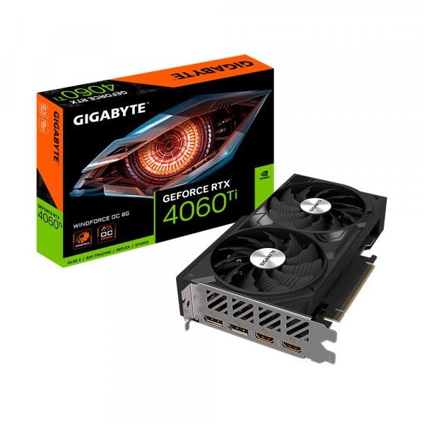 GIGABYTE GeForce RTX4060Ti WINDFORCE OC (GV-N406TWF2OC-8GD) grafička kartica 8GB GDDR6 128bit