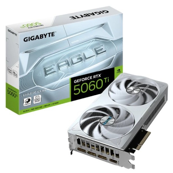 GIGABYTE NVidia GeForce RTX 5060 Ti EAGLE 8GB 128bit GV-N506TEAGLEOC ICE-8GD rev. 1.0 grafička karta