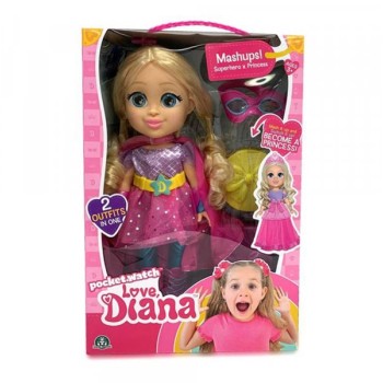 GIOCHI PREZIOSI Lutka LOVE DIANA Superheroj i princeza (36080)