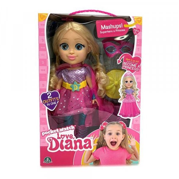 GIOCHI PREZIOSI Lutka LOVE DIANA Superheroj i princeza (36080)