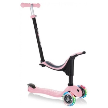 Globber GURALICA - TROTINET GO UP SPORTY LIGHTS PASTEL PINK 452-210-3