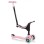 Globber GURALICA - TROTINET GO UP SPORTY LIGHTS PASTEL PINK 452-210-3