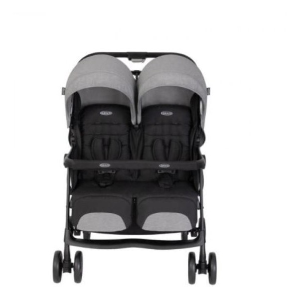 GRACO Kolica za blizance durider siva