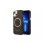 Guess Futrola za iPhone 13 Black Gold Outline Translucent MagSafe