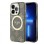 Guess Futrola za iPhone 14 Pro iml glitter peony gold black MagSafe