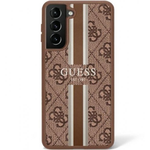 Guess Futrola za Samsung S23 Brown 4G Printed Stripe