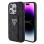Guess Maska za iPhone 15 Pro Max GRIPSTAND 4G TRIANGLE STRASS BLACK