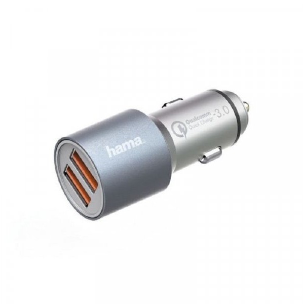 HAMA Auto punjač Qualcomm® Quick Charge™ 2xUSB 3.0, 6A 173654