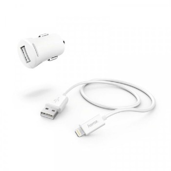 HAMA Auto punjač za Apple IPhone MFI 2,4A beli 183266