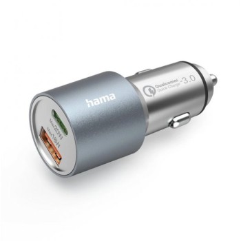 HAMA Brzi Auto Punjač 1xUSB-C PD,1xUSB-A QC, 38 W, Metal
