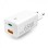 HAMA GaN Punjac USB-C (PD), USB-A (QC 3.0), 65W, Beli