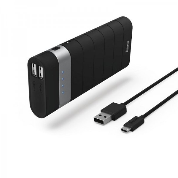 HAMA Joy Power Bank 10400 mAh crni