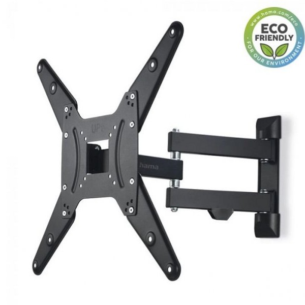 HAMA Nosac, Okretni, Dve Ruke, 32''-65'' Crni VESA 400x400 (220824)