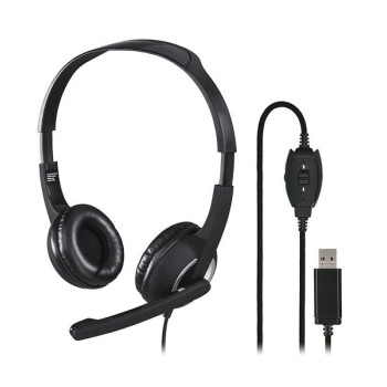 HAMA PC slusalice sa mikrofonom HS-USB250, stereo, crne