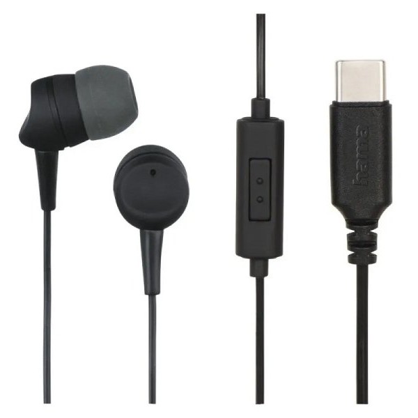 HAMA Sea II USB-C Crne Bubice