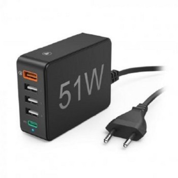 HAMA Stanica Za Punjenje 51W QC3.0, 3xUSB-A, USB-C 201630