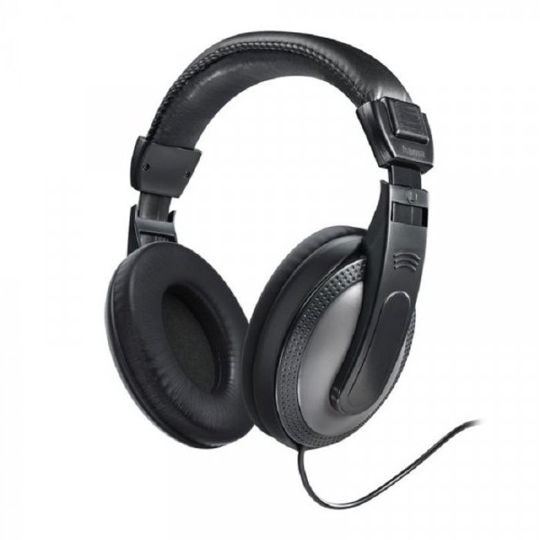 HAMA Stereo Slušalice ''SHELL'' Velike, 2m Kabl, Crne