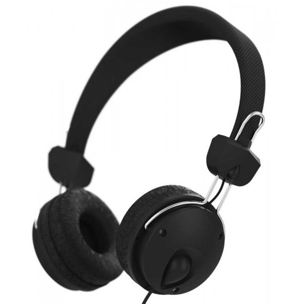 HAMA Stereo Slusalice Velike FUN4PHONE + Mikrofon Crne (184016)