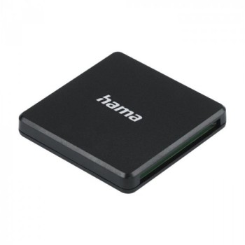 HAMA USB 3.0 Multi-Card Reader, SD/MicroSD/CF, Black