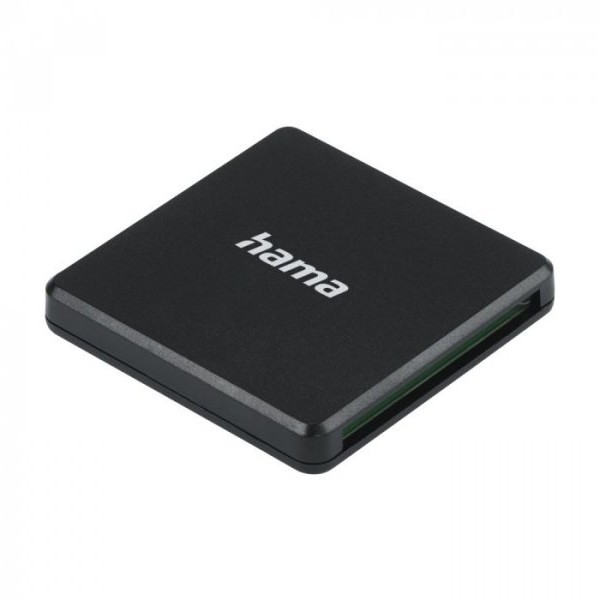 HAMA USB 3.0 Multi-Card Reader, SD/MicroSD/CF, Black