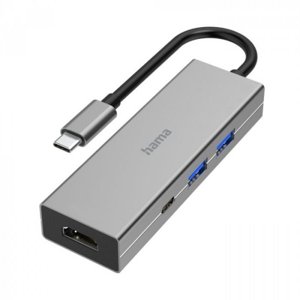 HAMA USB-C Multiport Hub: 2 X USB-A, USB-C I HDMI