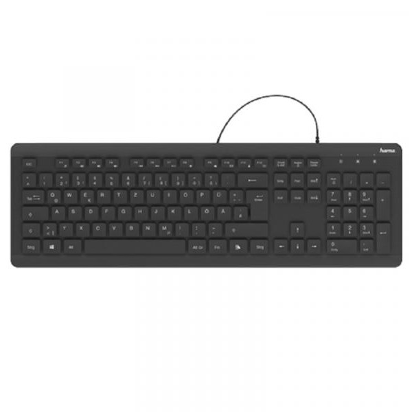 HAMA Žična tastatura KC-600 US (Crna)