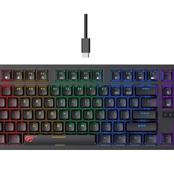 Havit KB892L RGB tastatura crna