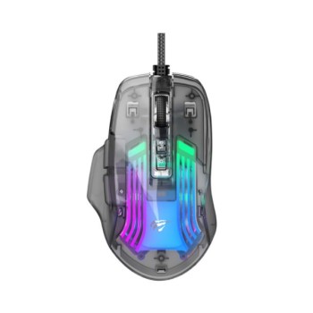 Havit MS1011SE USB RGB Gaming miš transparent crni