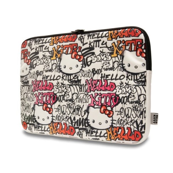 HELLO KITTY Navlaka za laptop od 14'' GRAFFITI COLLECTION WHITE