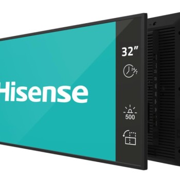 Hisense 32” 32DM66D FHD 500 nita Digital Signage Display - 24/7 Operation