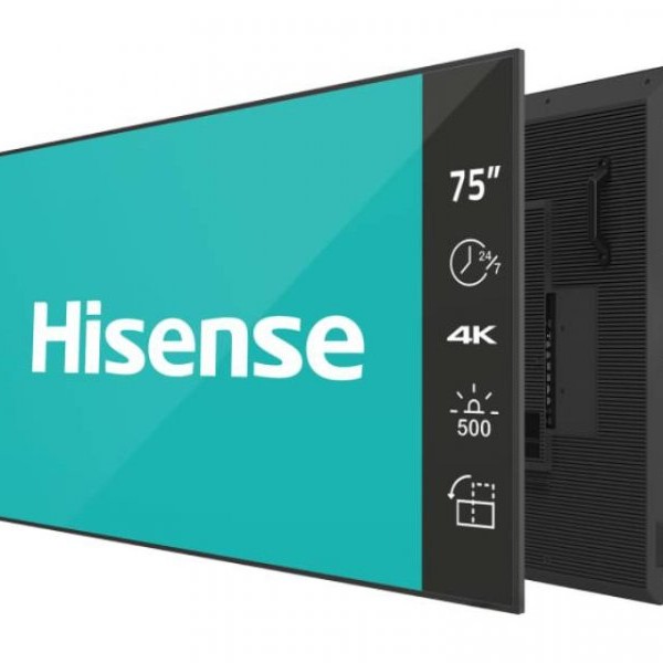 Hisense 75 inča 75DM66D 4K UHD 500 nita Digital Signage Display - 24/7 Operation