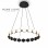 HOME LIGHT Luna 226 Luster 61W 3000K CRNA