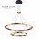 HOME LIGHT Luna 236 Luster 61W 3000K ZLATO
