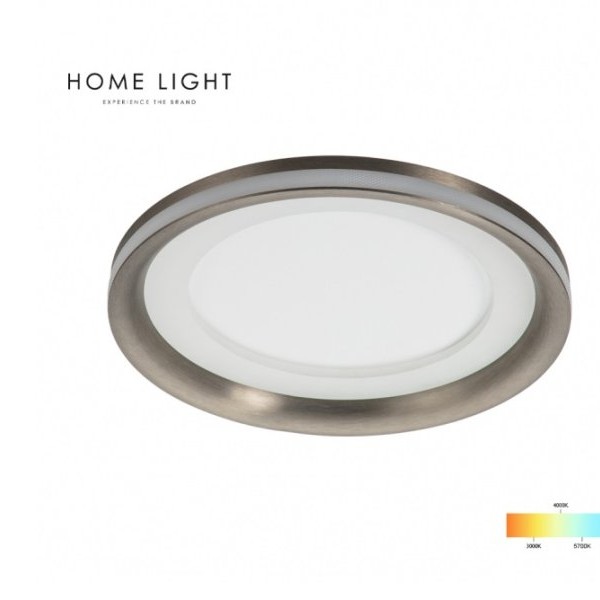HOME LIGHT Plafonska svetiljka LUNA 324 SIVA