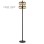 HOME LIGHT PODNA LAMPA TALIA 15 6*G9 CRNA/BAKAR