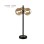 HOME LIGHT STONA LAMPA TALIA 14 3*G9 CRNA/BAKAR