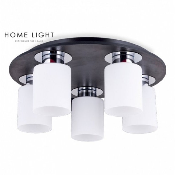 HOME LIGHT Vespa 6025 plafonska svetiljka 5*E27 WENGE