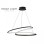 HOME LIGHT Vesta 464 LED visilica crna