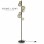HOME LIGHT Vesta 601 Podna lampa 7*G9 CRNA