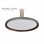 HOME LIGHT Vesta 618 Plafonska svetiljka 45W 3000K SIVA/BRAON