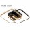 HOME LIGHT Vesta 633 Plafonska svetiljka 40W 3000K CRNA/ZLATO