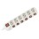 HOME Razvodnik sa 6 mesta 3m 1.5mm2 + prekidači NVK06K-3/WH/1,5
