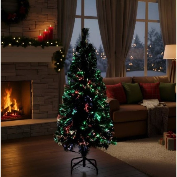 HOME Veštačka jelka 120cm sa osvetljenjem